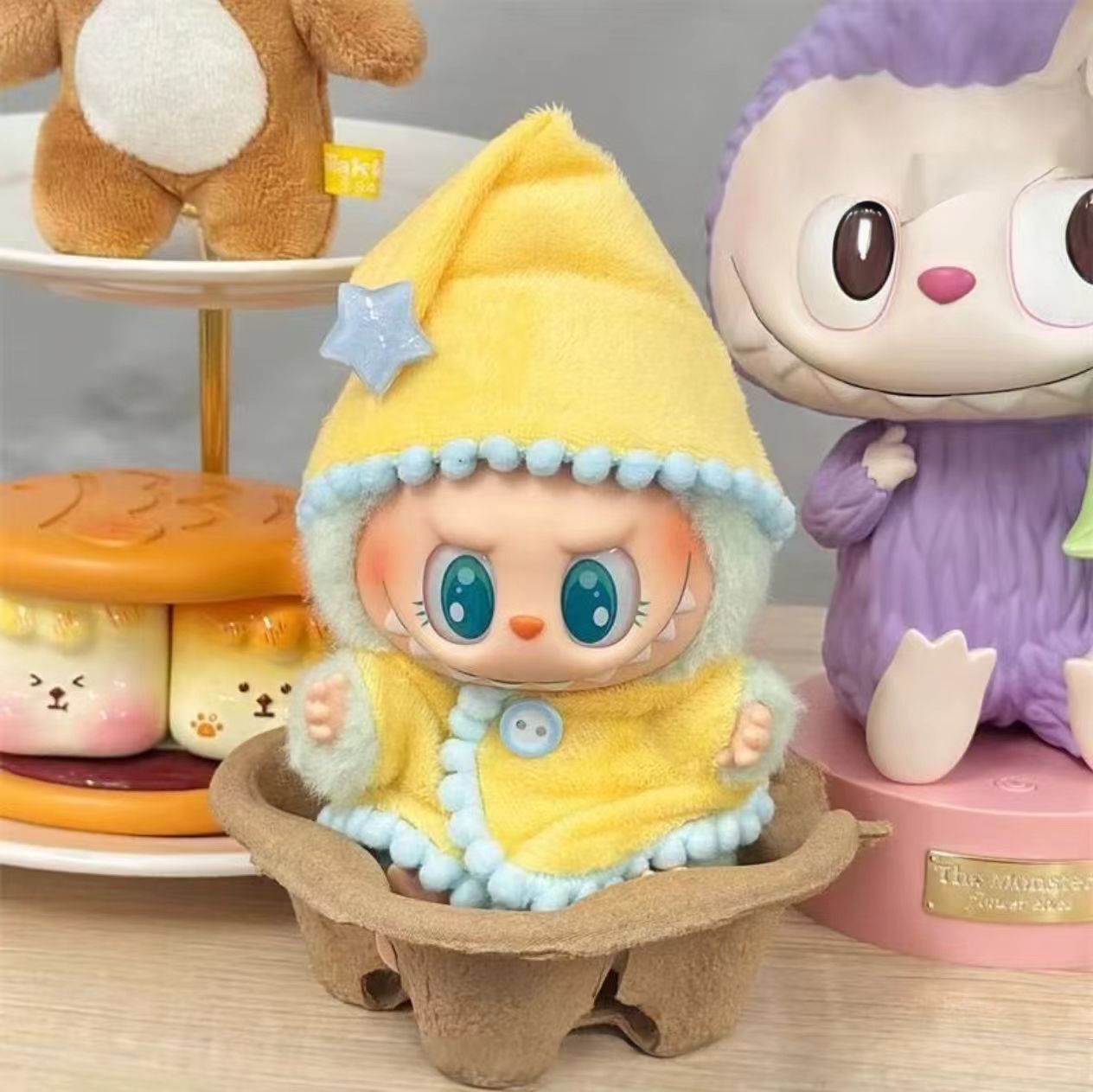 Super cute star pajamas labubu soft and cute