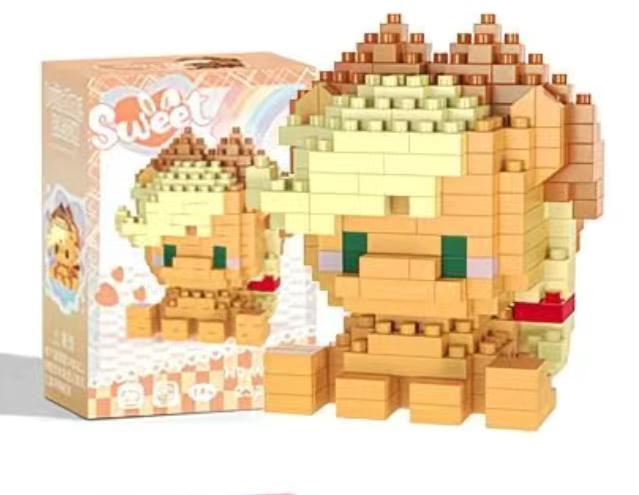 MLPony Blocks, microparticles, assembly, puzzles, cute toys, gifts for boys and girls